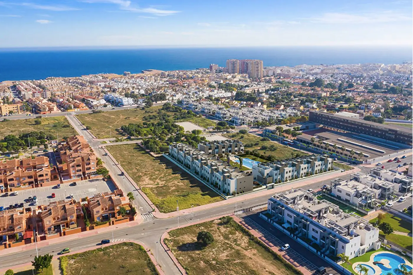 Torrevieja Sentrum – Moderne, stilren og prisgunstig nybygg med moderne leiligheter og felles bassengområde!
