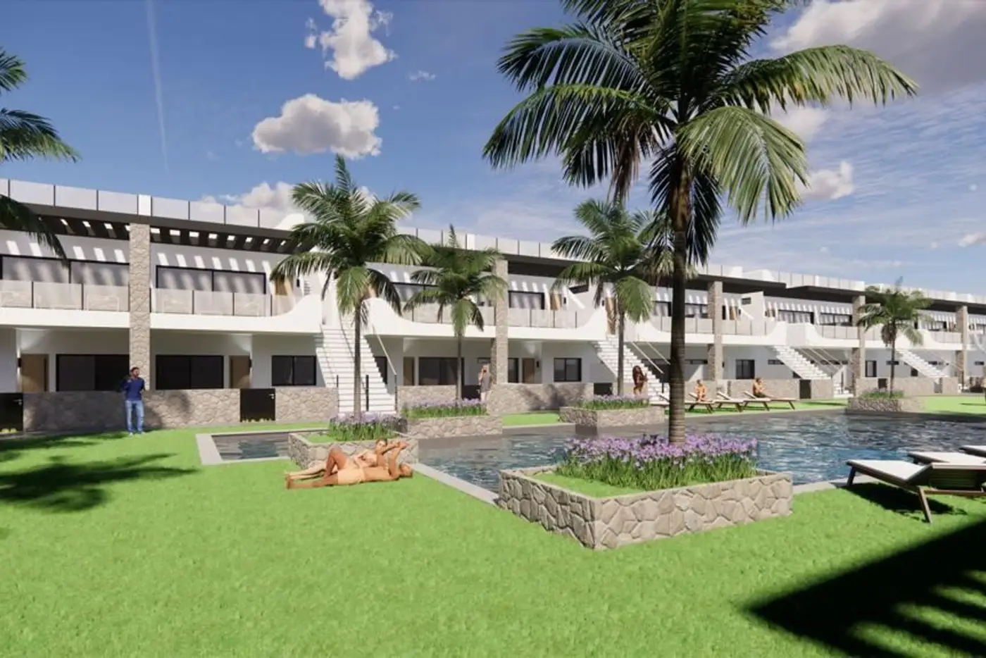 Punta Prima, Orihuela Costa – Innova strandvillaer – stilige villaer med privat basseng, takterrasse og balkong – nær sjøen